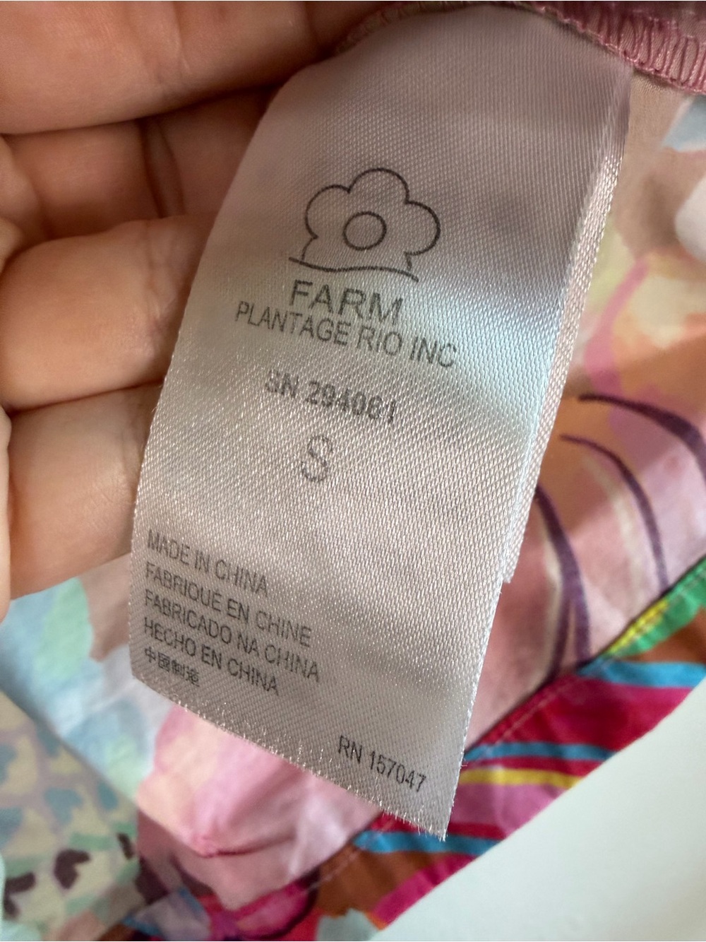 FARM Rio fruit salad romper 100% cotton sz small - Picture 10 of 12